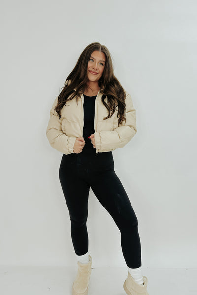 Cloud Nine Cutie Puffer Bomber Jacket