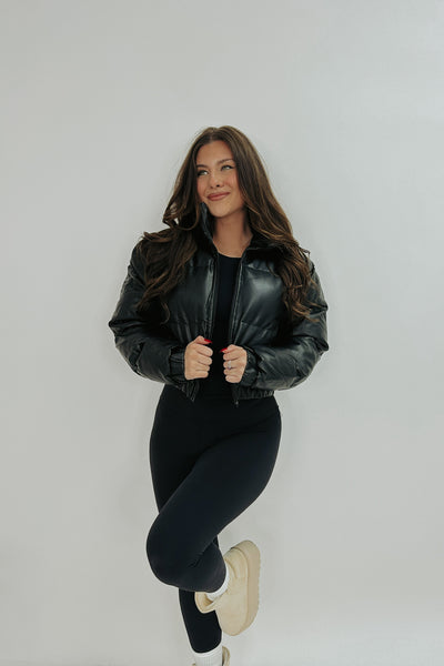 Cloud Nine Cutie Puffer Bomber Jacket