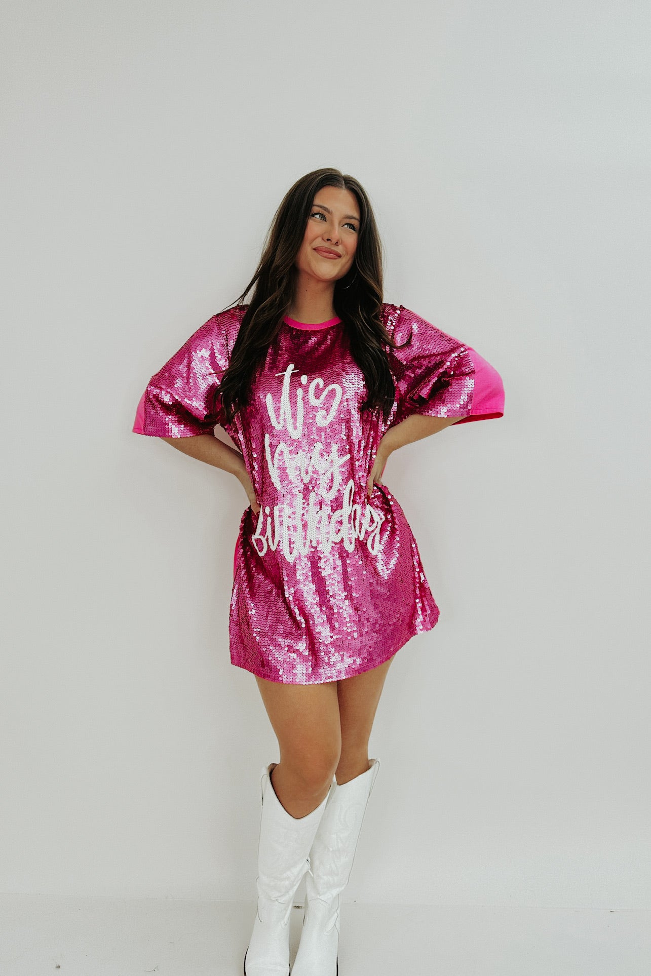 It's My Birthday Sequin Dress