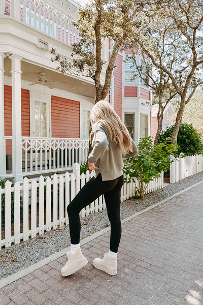 Fireside Flirt Ribbed Sweater