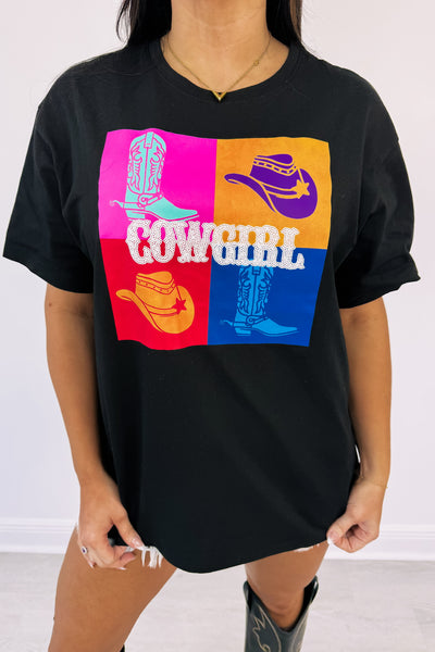 Cowgirl Pop Art Graphic Tee
