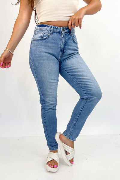 Finn High Rise Mom Skinny