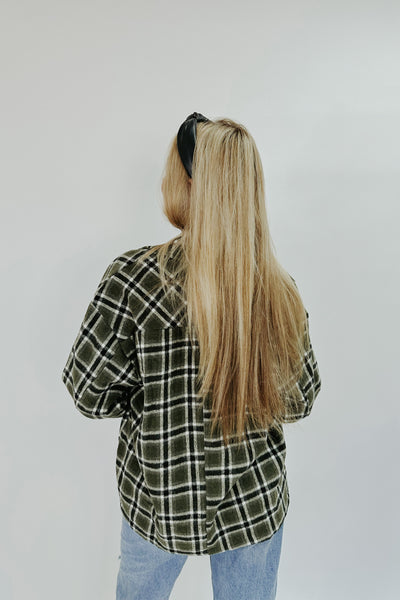 Something To Say Plaid Shacket