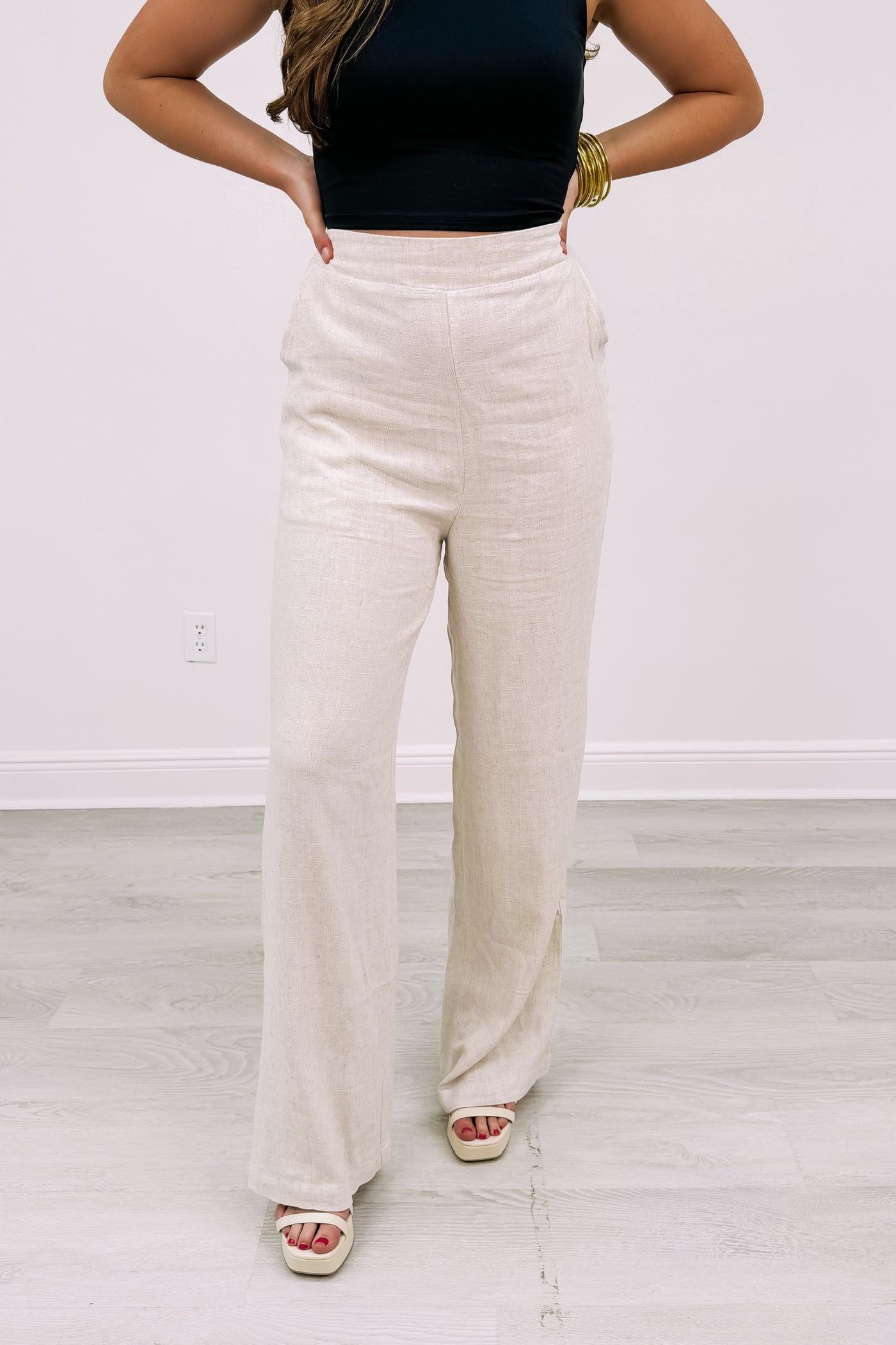 Simple For Summer Linen Pants