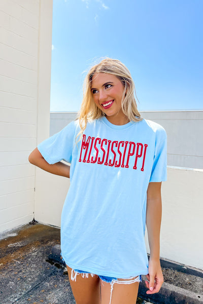 Ole Miss Rep Your College Graphic Tee