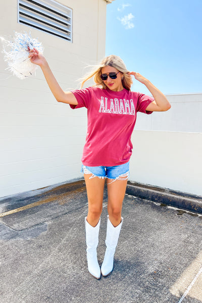 Alabama Rep Your College Graphic Tee