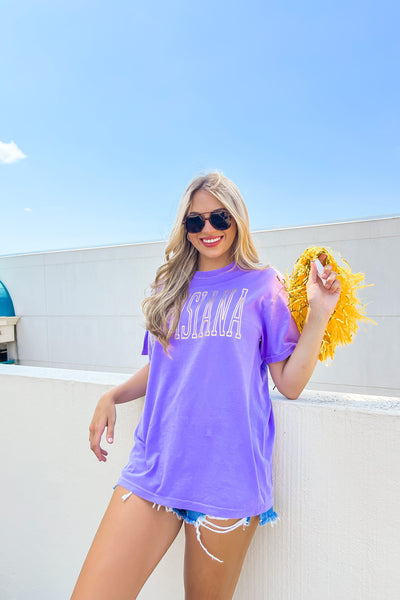 LSU Rep Your College Graphic Tee