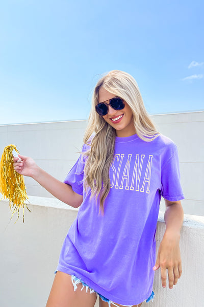 LSU Rep Your College Graphic Tee