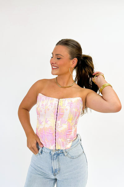 Bubbly Promises Bustier Top