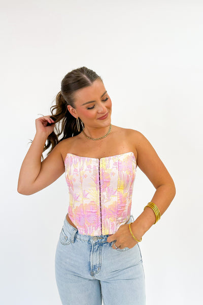 Bubbly Promises Bustier Top