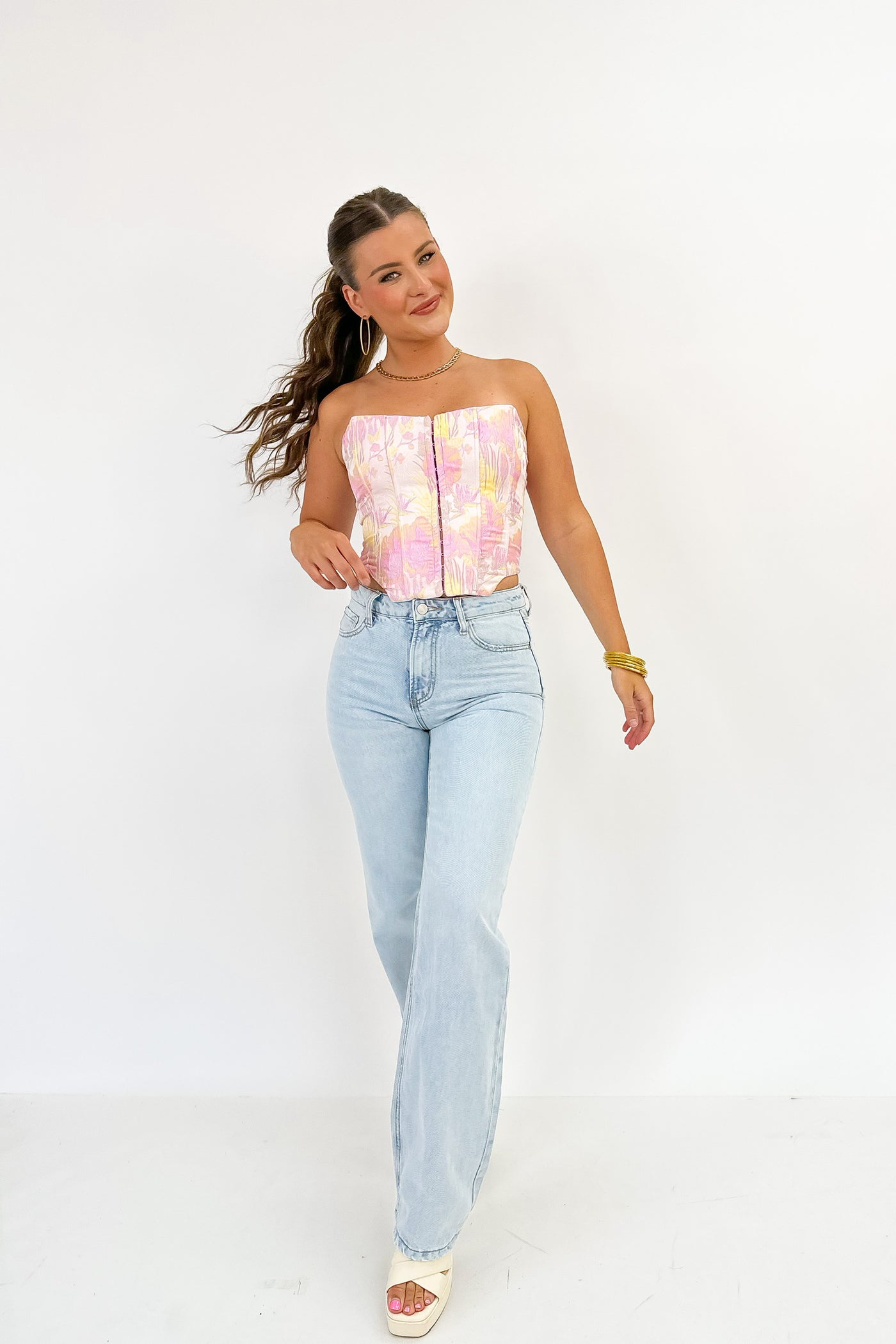 Bubbly Promises Bustier Top