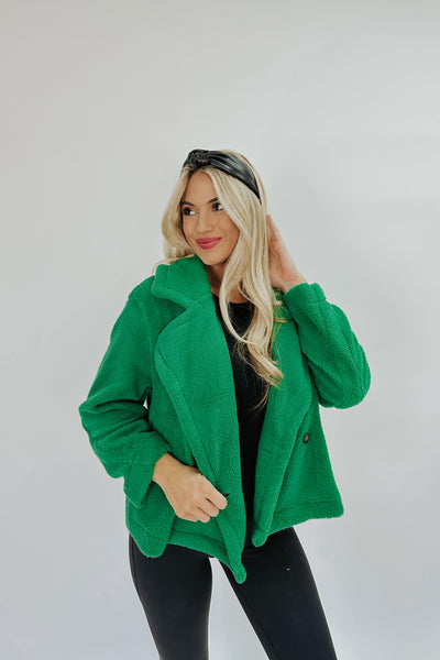 Cozy Glam Sherpa Coat