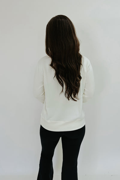 Booked And Busy Knit Pullover Top