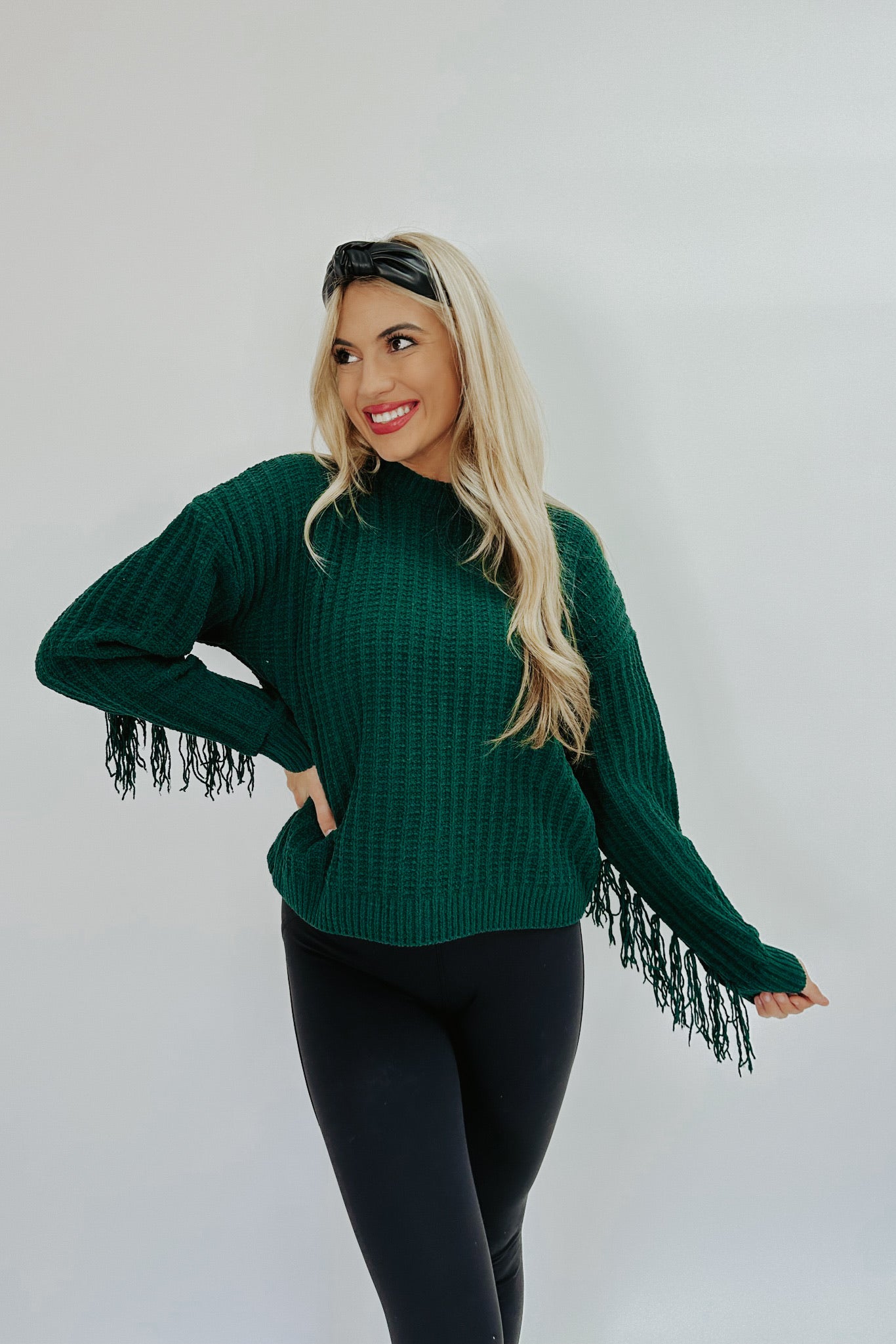 Definitely Not Average Fringe Sweater