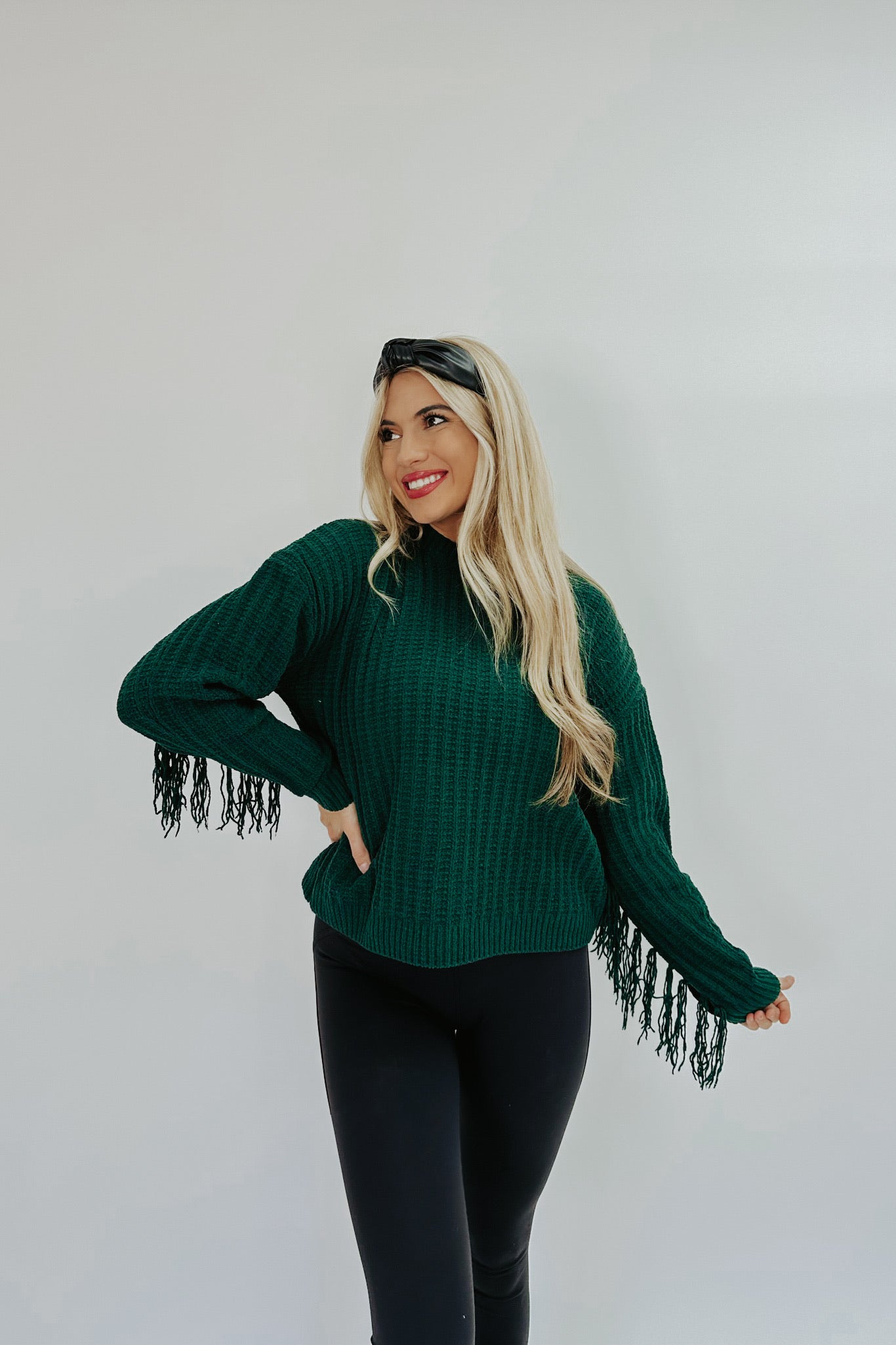 Definitely Not Average Fringe Sweater