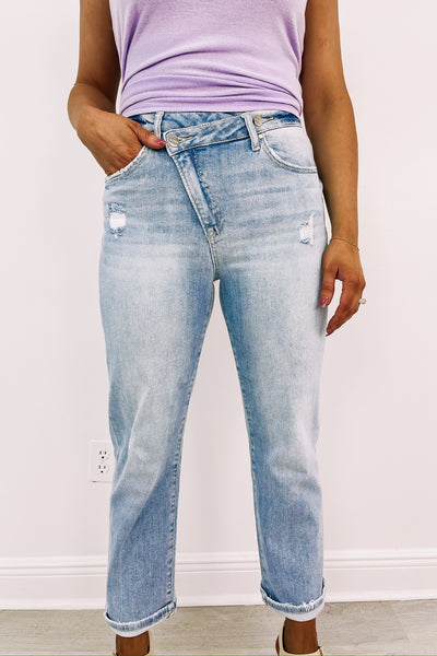 Figuring You Out Crossover Jeans
