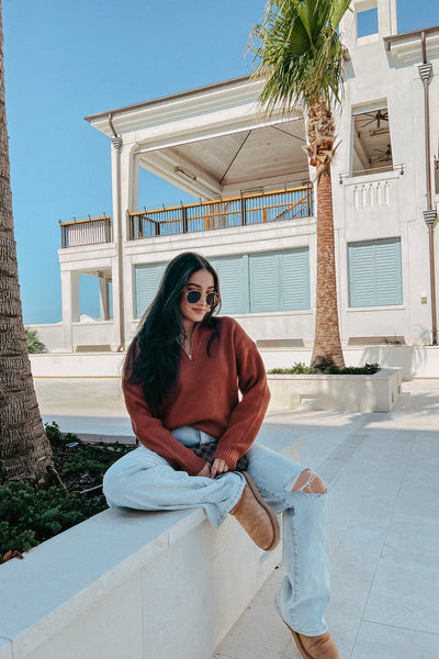 In Theory Quarter-Zip Sweater