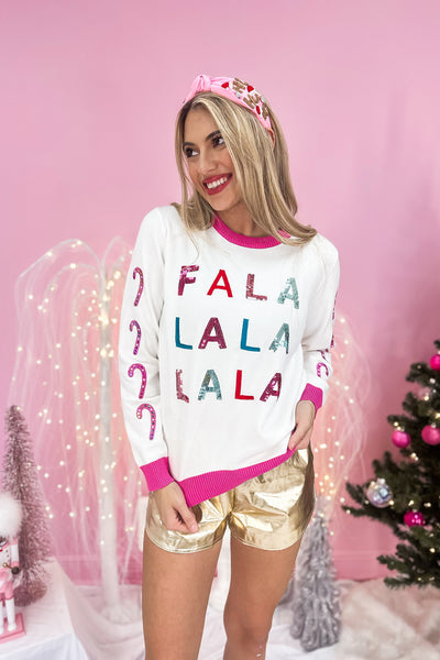 FALALA Candy Cane Sweater