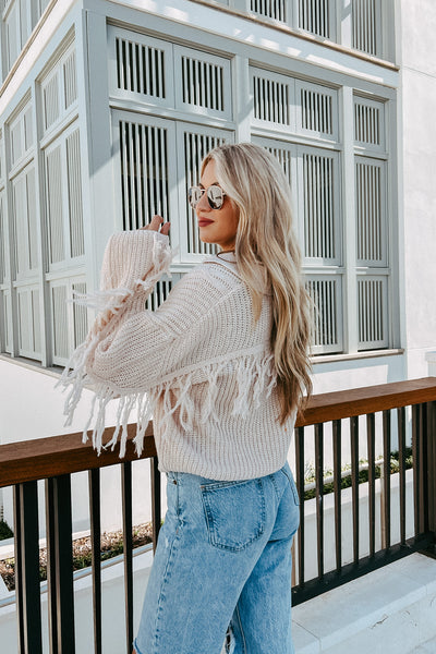 About That Fringe Life Sweater