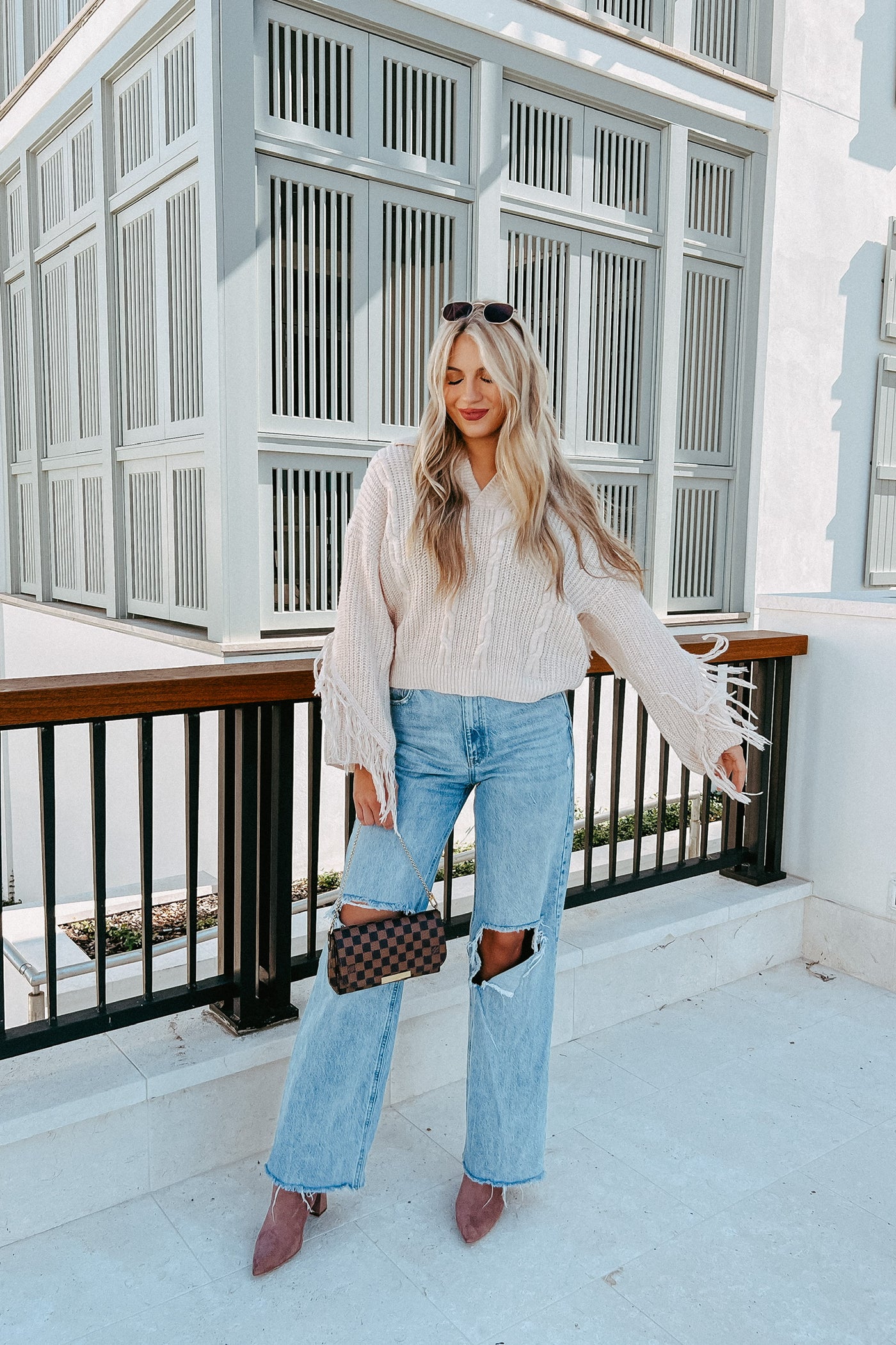 About That Fringe Life Sweater