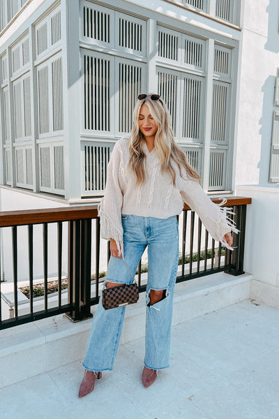 About That Fringe Life Sweater