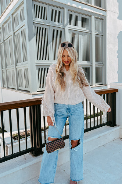 About That Fringe Life Sweater