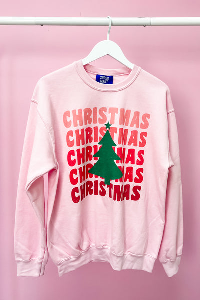Christmas Tree Graphic Sweatshirt