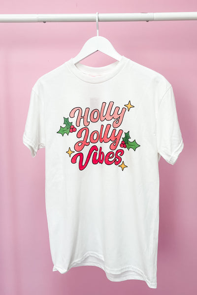 Holly Jolly Vibes Graphic Tee