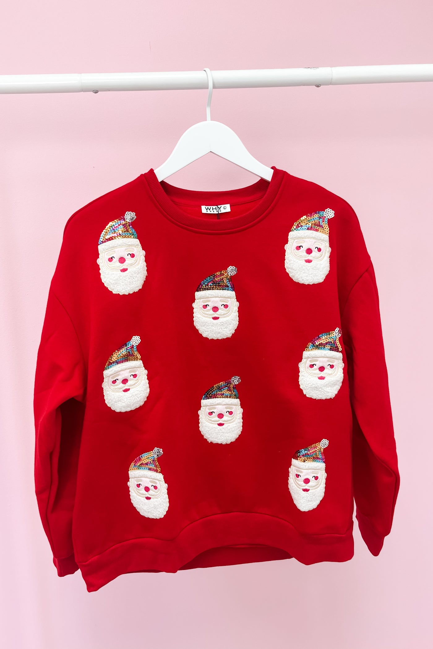 Sequin Santa Sweatshirt