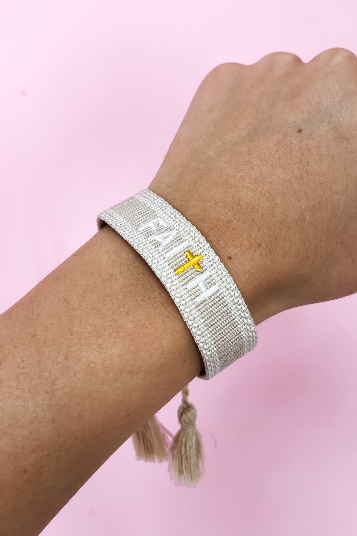 "FAITH" Canvas Cord Bracelet