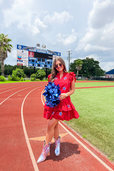 American Beauty Poplin Dress