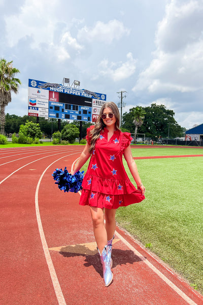 American Beauty Poplin Dress