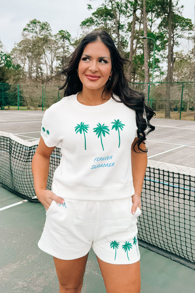 Vintage Havana: Forever Summer Graphic Shorts( LAST ONE - SIZE SMALL)