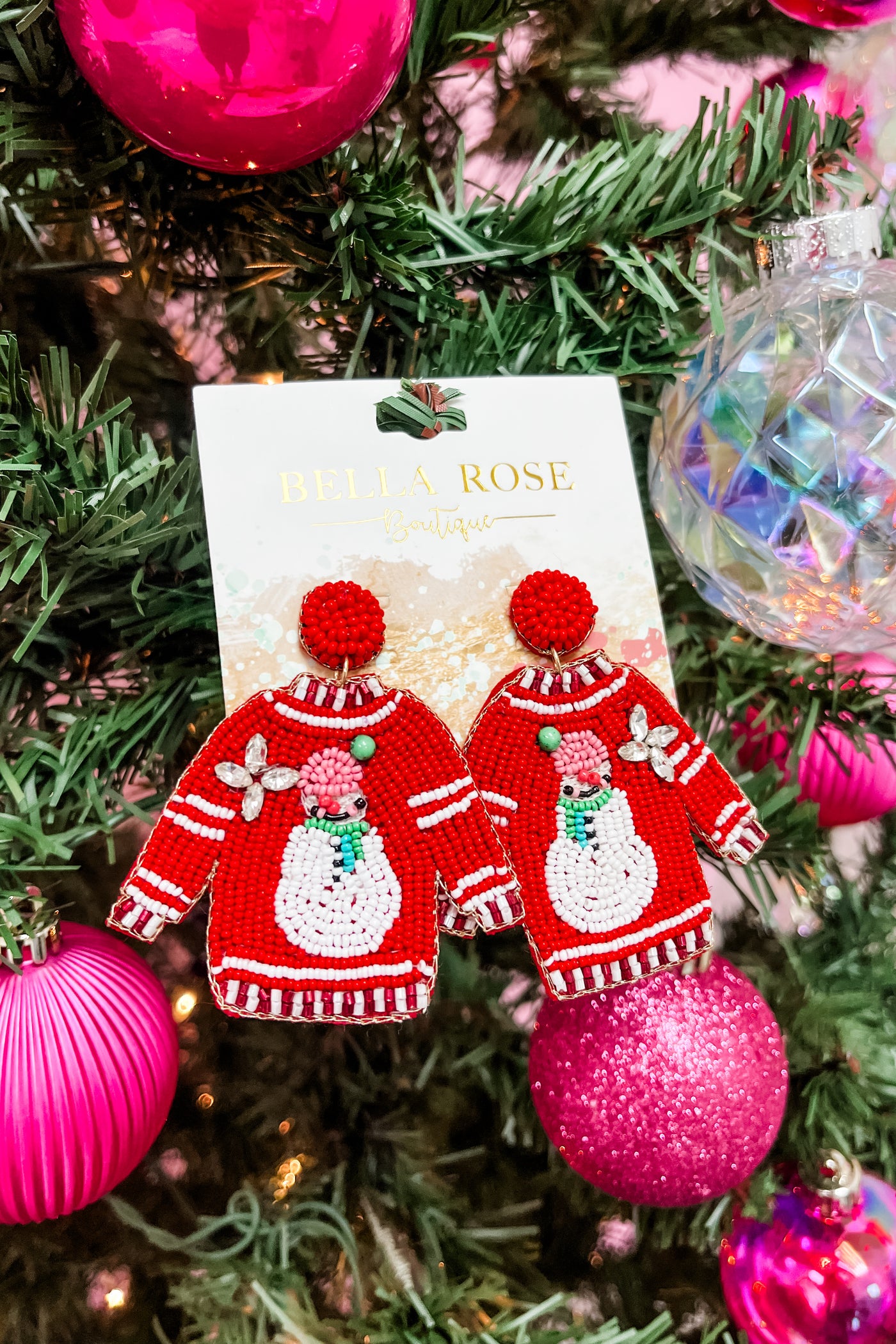 Ugly Sweater Drop Earrings
