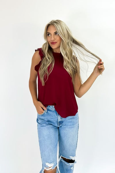 Lost Without You Ruffle Top