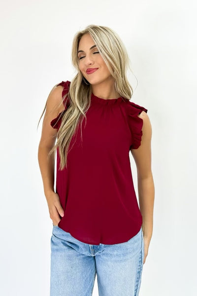 Lost Without You Ruffle Top