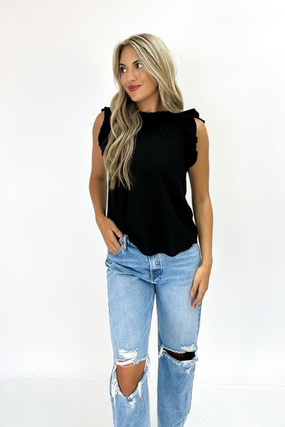 Lost Without You Ruffle Top