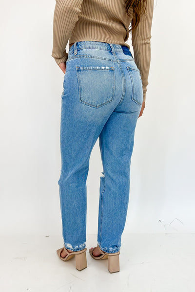 Norah High Rise Straight Jeans