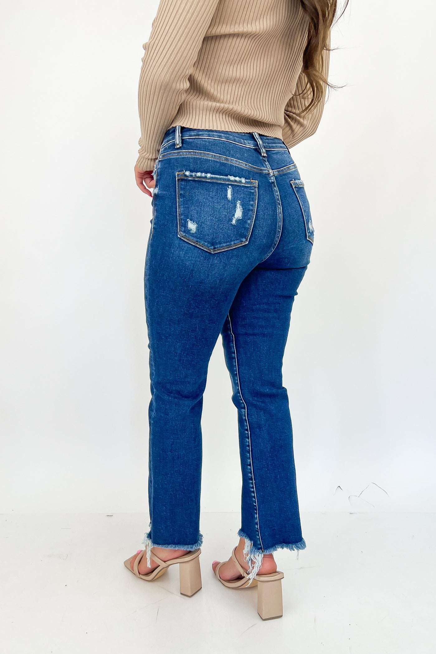 Bella High Rise Ankle Flare Jeans