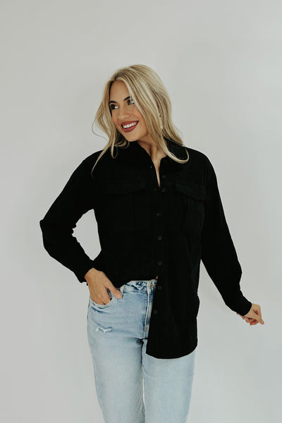 Never Going Home Corduroy Top