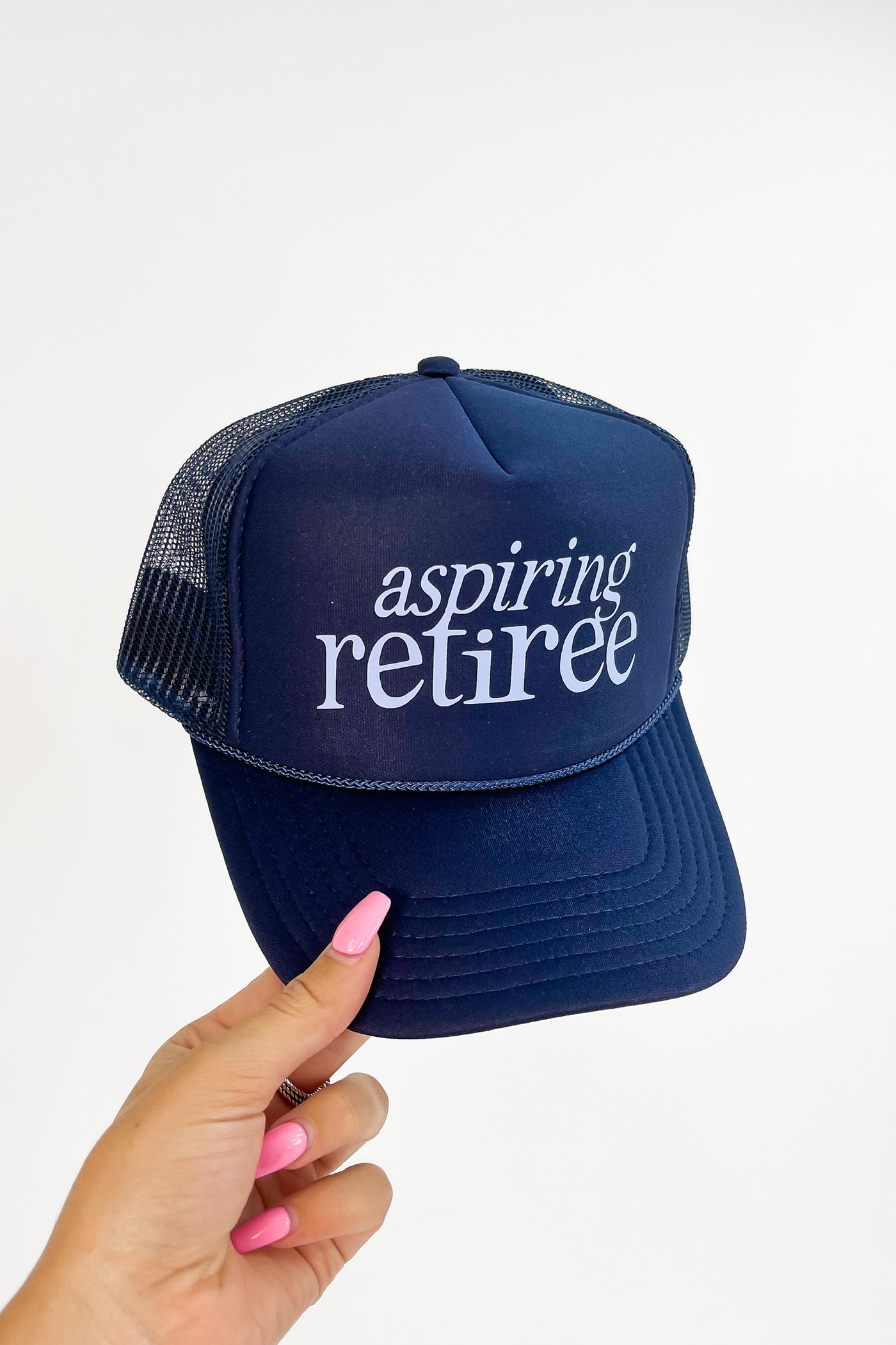Aspiring Retiree Trucker Hat