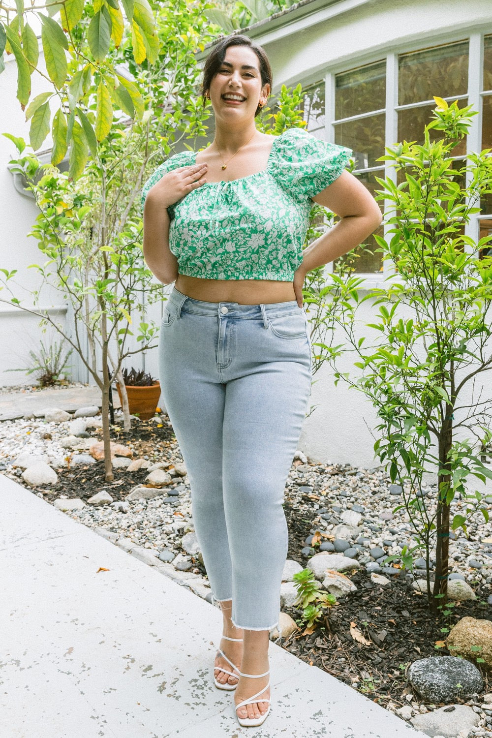 CURVY: Learn As You Go High Rise Jeans