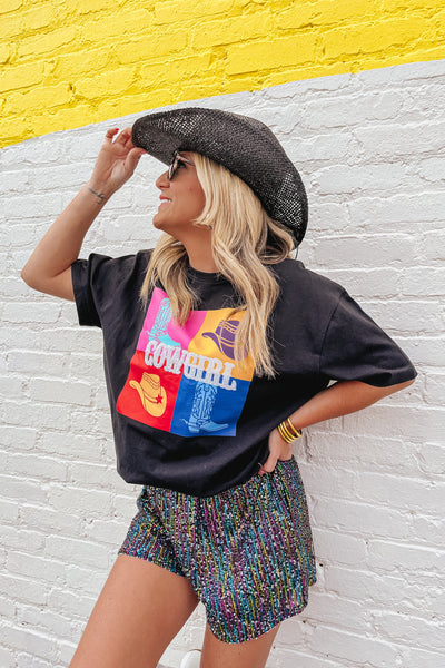 Cowgirl Pop Art Graphic Tee