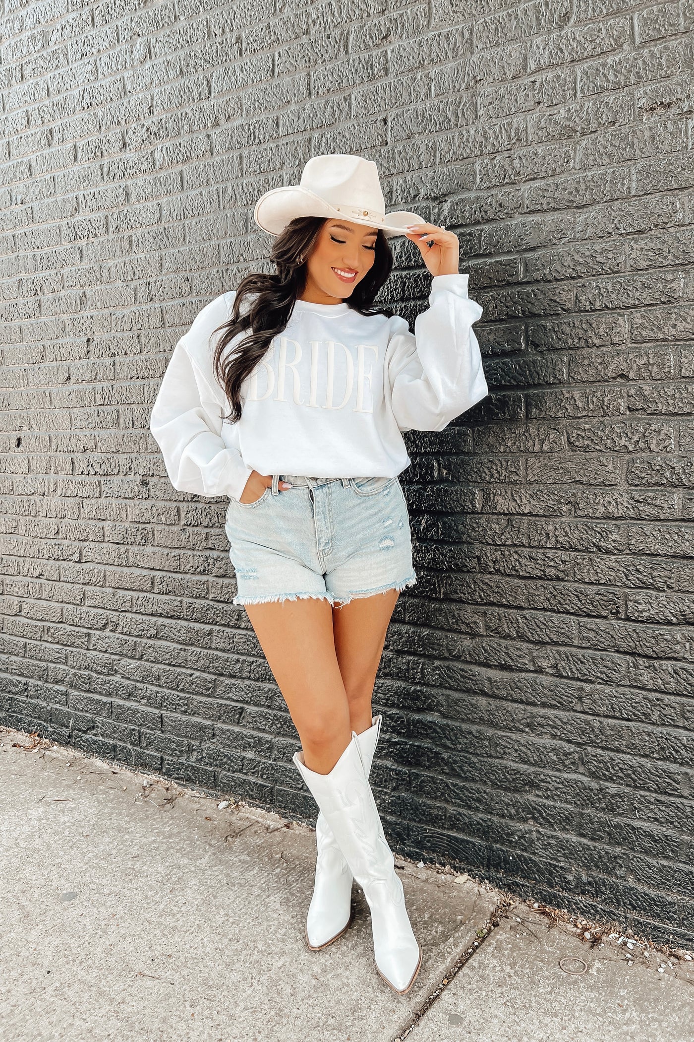 Bride Puff Sweatshirt