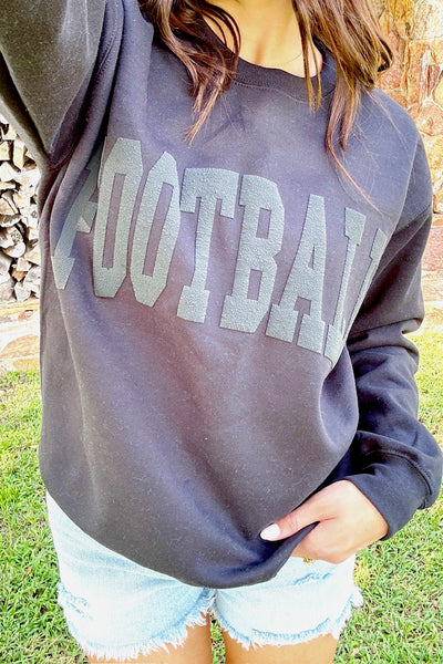 All About Football Graphic Sweatshirt