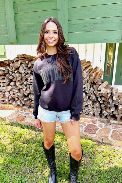 All About Football Graphic Sweatshirt