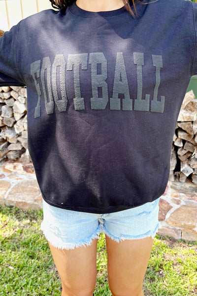 All About Football Graphic Sweatshirt