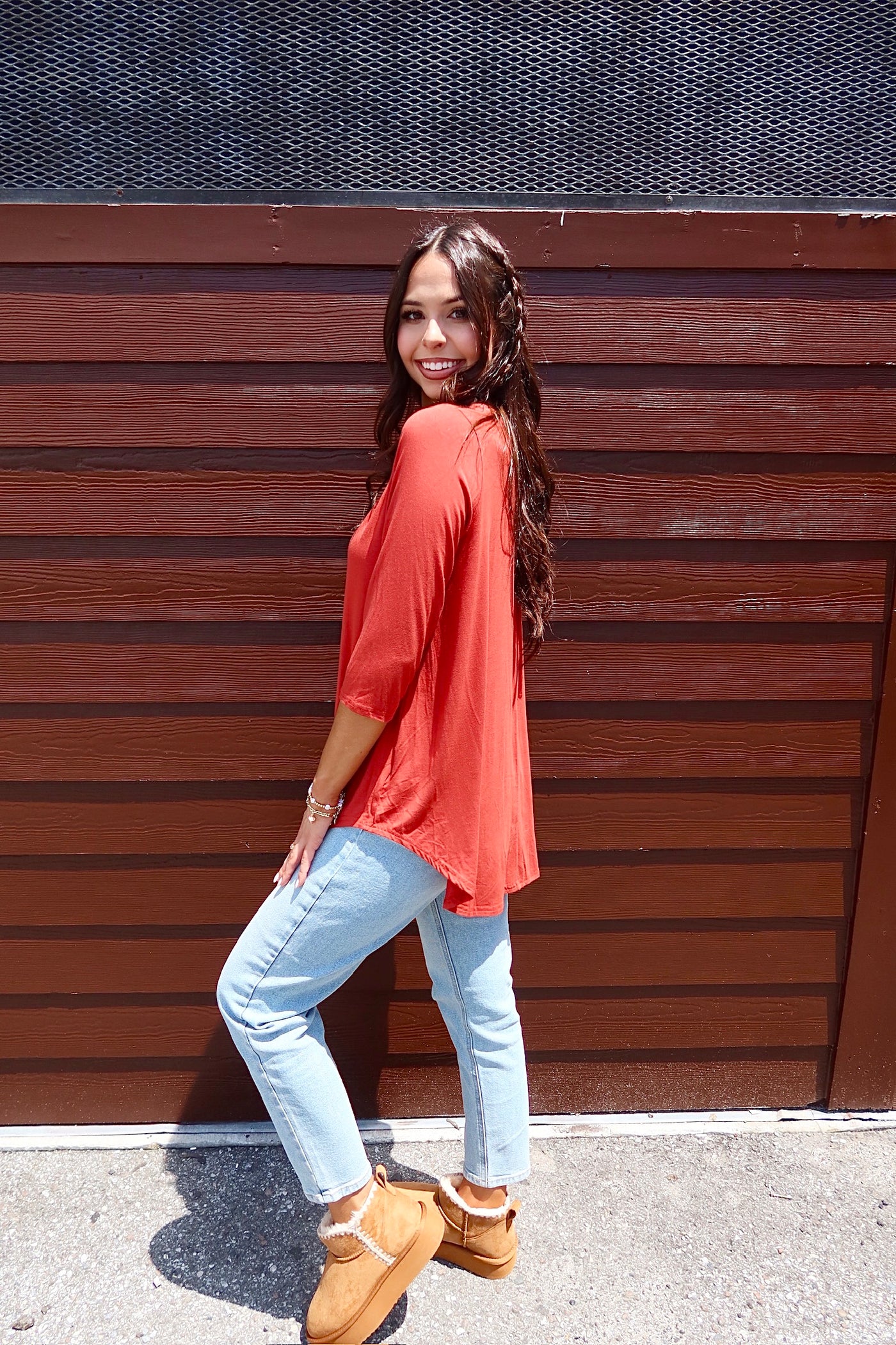Just So Basic V-Neck Top