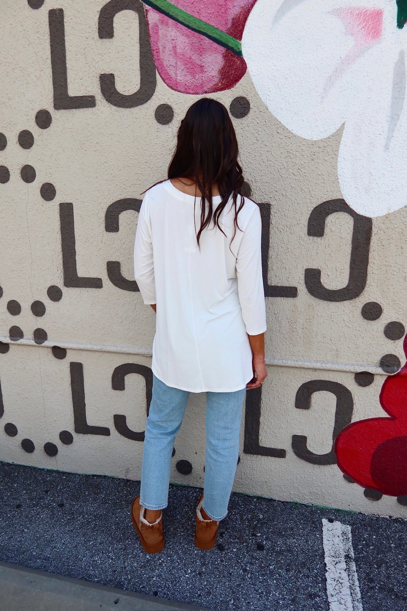 Just So Basic V-Neck Top
