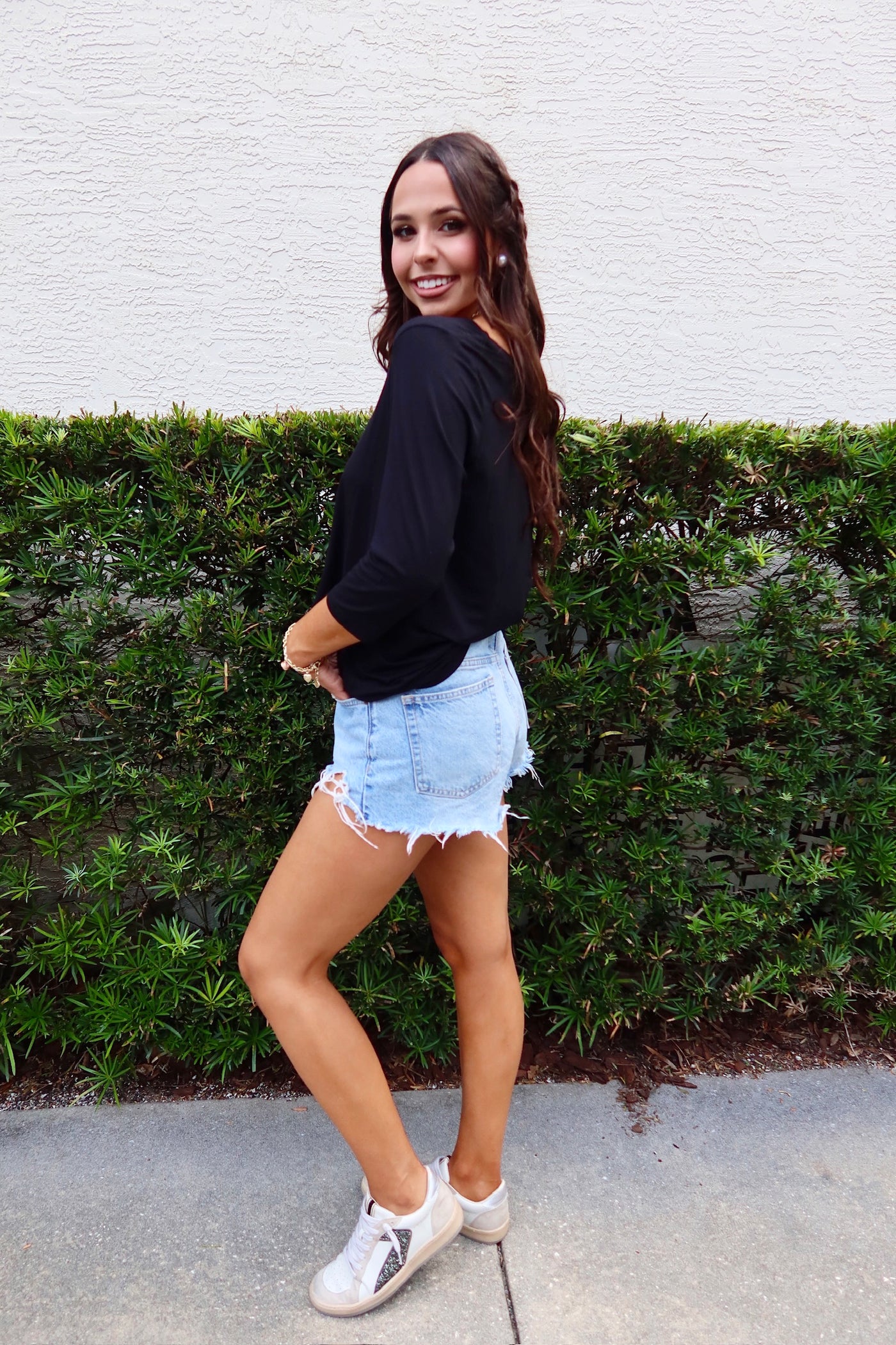 Just So Basic V-Neck Top